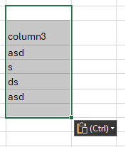 Then select Paste as Values to remove everything but the values themselves