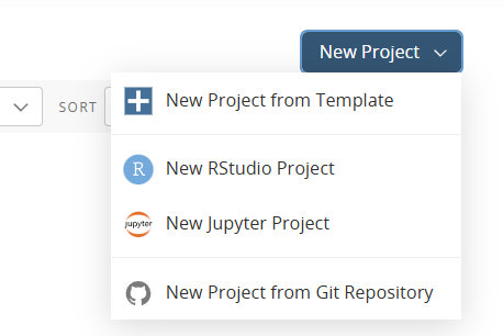 New Rstudio project