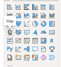 Add a map visual