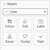 Drag the WardName table onto the Colour area