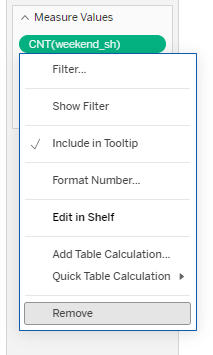 remove weekend days count