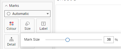 Adjust mark size options