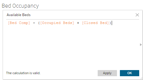 Add a formula to your calculated field